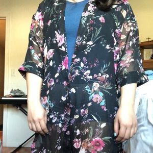 Floral “Tyler Joseph” kimono